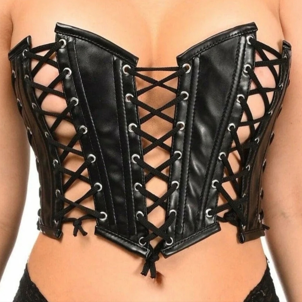 NWT Lavish Lace Up Bustier